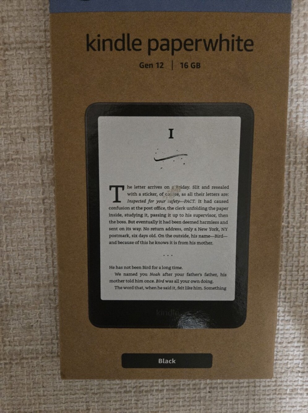 NIB Amazon Kindle Paperwhite eBook Reader in Black